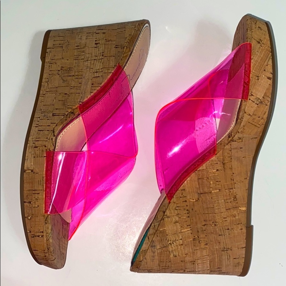 NWOB Jessica Simpson open toe wedges size: 8